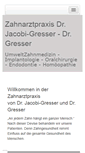 Mobile Screenshot of jacobi-gresser.de