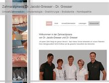 Tablet Screenshot of jacobi-gresser.de